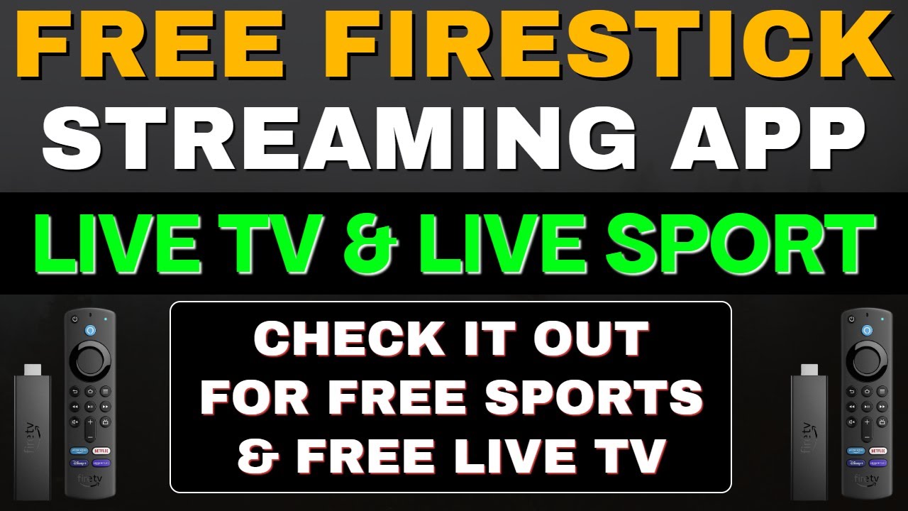 FREE SPORT and LIVE TV APP FOR YOU FIRESTICK and ANDROID TV! (FULL INSTALL GUIDE)