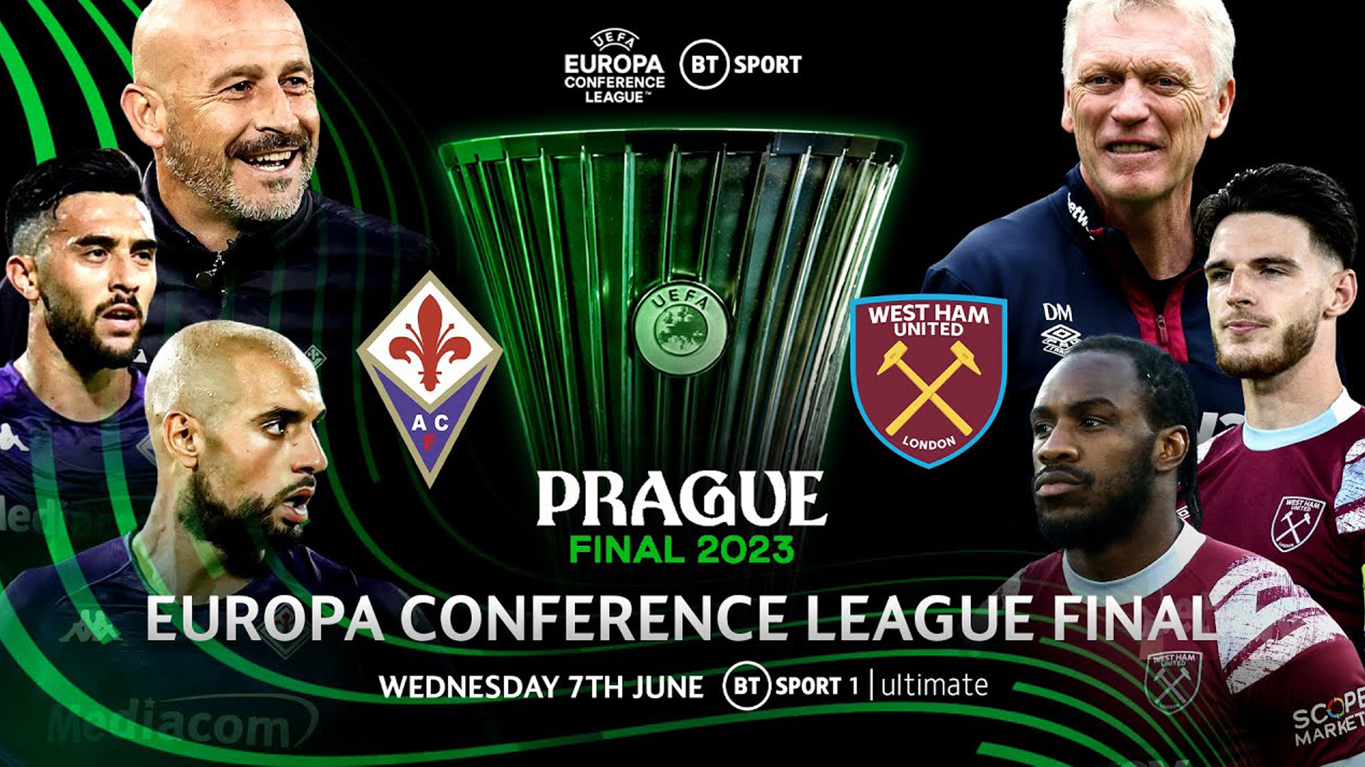 WATCH Europa Conference League final 2023 in 4k for FREE - Fiorentina vs West Ham United - Live!!